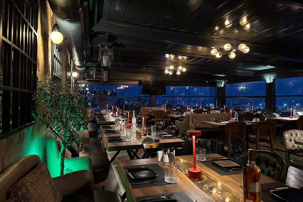Lotiz Lounge rooftop dining in Istanbul Old City