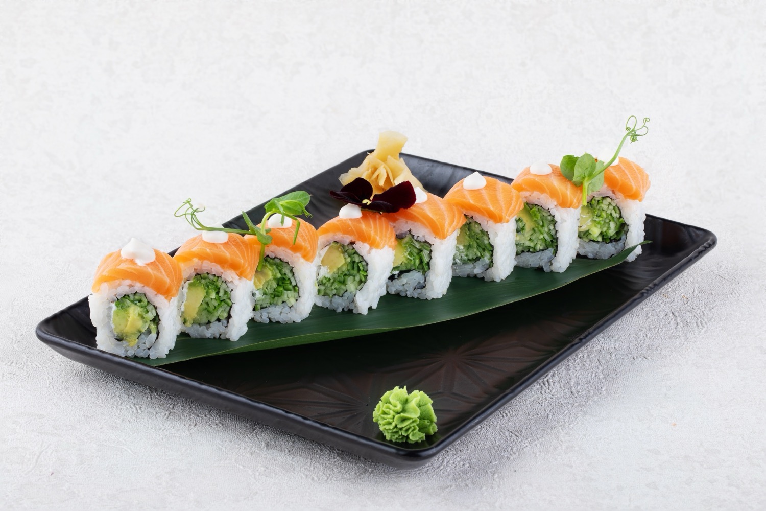 Sushi restaurant plate at Lotiz Lounge in Istanbul Old City